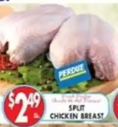 Compare Foods Perdue split chicken breast offer