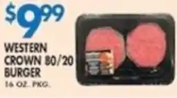 Compare Foods Western Crown 80/20 Beef offer