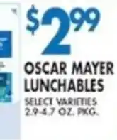 Compare Foods Oscar Mayer Lunchables offer