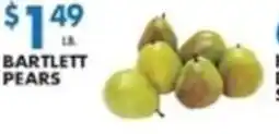 Compare Foods Bartlett Pears offer