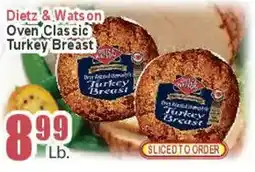 Key Food Dietz & Wats oven classic turkey breast offer