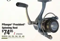 Cabela's Pflueger President Spinning Reel offer