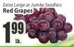 Key Food Red Grapes offer