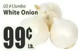 Key Food US #1 Jumbo White Onion offer