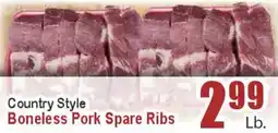 Key Food Country Style Boneless Pork Spare Ribs offer