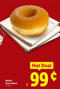Lidl glazed yeast donut offer