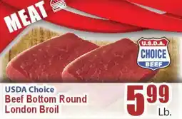 Key Food Usda Choice Beef Bottom Round London Broil offer
