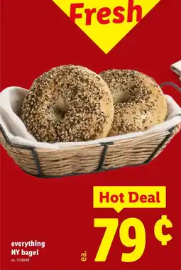 Lidl everything NY bagel offer