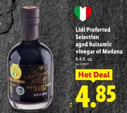 Lidl Lidl preferred selection aged balsamic vinegar of modena offer