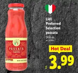 Lidl Lidl preferred selection passata offer