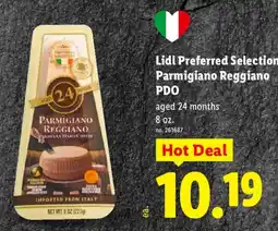 Lidl Lidl preferred selection parmesan hard cheese offer