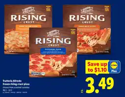 Lidl Trattoria Alfredo frozen rising crust pizza offer