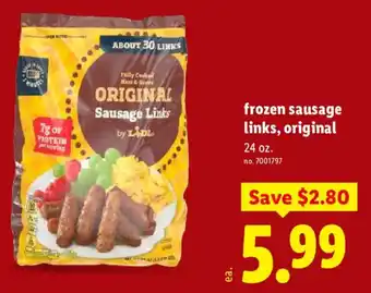 Lidl Lidl original sausage links offer