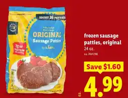 Lidl Lidl original sausage patties offer