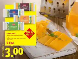 Lidl Milbona cheese block offer