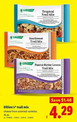Lidl Eillien's trail mix offer