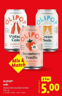 Lidl Olipop soda offer