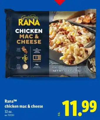 Lidl Rana chicken mac & cheese offer