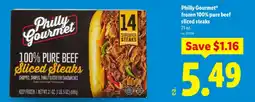 Lidl Philly Gourmet sliced steaks offer