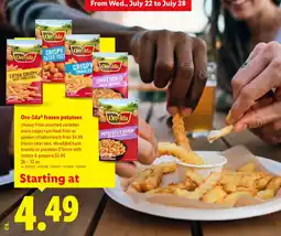 Lidl Ore-Ida frozen potatoes offer