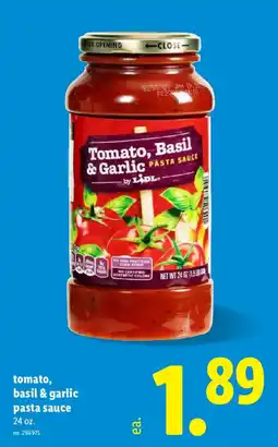 Lidl Lidl tomato, basil & garlic pasta sauce offer