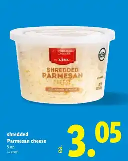 Lidl Lidl shredded parmesan cheese offer