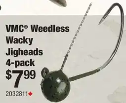 Cabela's Vmc Weedless Wacky Jigheads offer