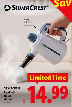 Lidl Silvercrest handheld steam cleaner offer