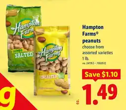 Lidl Hampton Farms peanuts offer