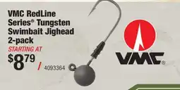 Cabela's Vmc Redline Series Tungsten Swimbait Jighead offer