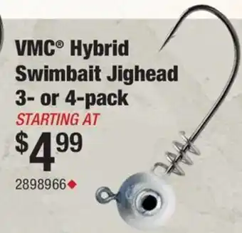 Vmc Hybrid Swimbait Jighead