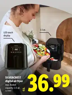Lidl Silvercrest digital air fryer offer