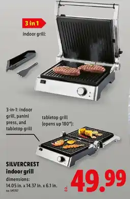 Lidl Silvercrest indoor grill offer