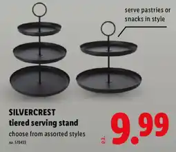 Lidl Silvercrest tiered serving stand offer