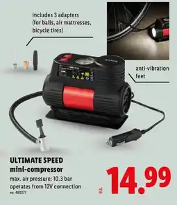 Lidl Ultimate speed mini-compressor offer