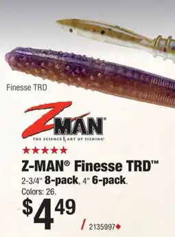 Cabela's Z-Man Finesse TRD offer