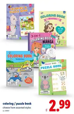 Lidl coloring / puzzle book offer
