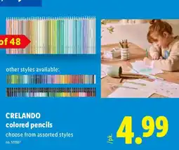 Lidl Crelando colored pencils offer