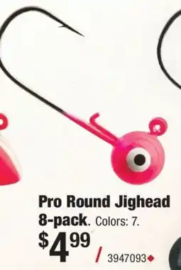 Cabela's Pro Round Jighead offer