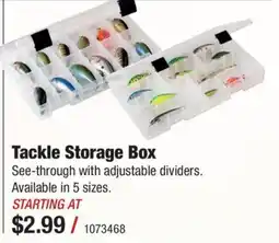 Cabela's Tackle Storage Box offer