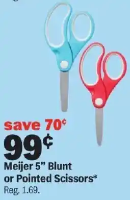 Meijer Meijer 5" Blunt or Pointed Scissors offer