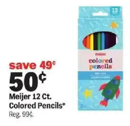 Meijer Meijer 12 Ct. Colored Pencils offer