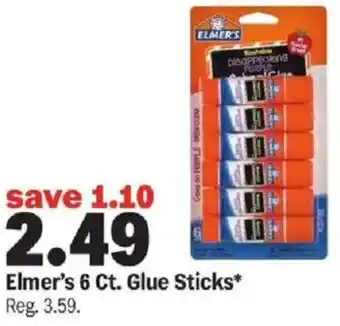 Meijer Elmer's 6 Ct. Glue Sticks offer