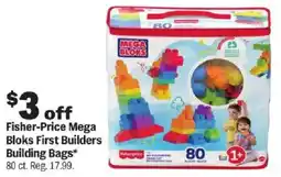 Meijer Fisher-Price Mega Bloks First Builders Building Bags offer