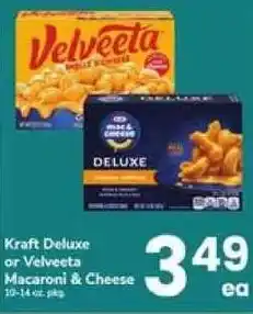 Safeway Kraft Deluxe or Velveeta Macaroni & Cheese offer