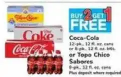 Safeway Coca-Cola or Topo Chico offer