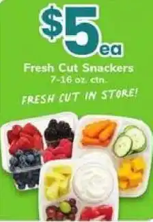 Safeway Fresh Cut Snackers offer
