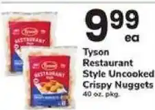 Safeway Tyson Restaurant Style Uncooked Crispy Nuggets offer