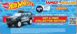 Family Dollar Hot Wheels Diecasts offer