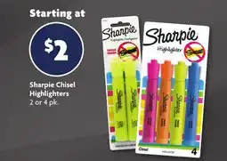 Family Dollar Sharpie Chisel Highlighters offer